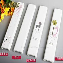 Cover strip power socket wire decoration beautification cover creative surface-mounted line slot double-sided adhesive TV home wall