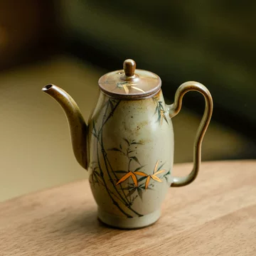 青竹纹陶瓷茶壶-青竹纹陶瓷茶壶促销价格、青竹纹陶瓷茶壶品牌- 淘宝