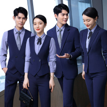 Hotel Front Desk Professional Waistcoat Suit Suit Female Beautician Bar Cashier cashier Catering waitress Working clothes for women