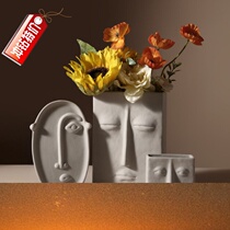 Nordic Modern Floral Supplies TV Cabinet Wine Cabinet Art Pendulum bottle Ceramic Creative Living Room Flower Arrangement Dry Flower Jane