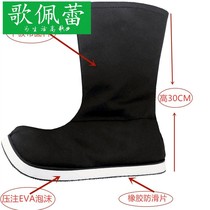  2021 new ancient costume hanfu shoes retro official boots martial arts head soap boots men and women ancient Chinese wind cloth