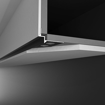 Pawn Cabinet Lighting Line Light Reflecting Aluminum Trough Light With Top Corner Line Light Suspended Ceiling Strip Wash Wall Light Collection Side Strips