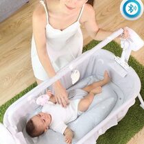 Baby cradle sleeping basket coax baby sleeping baby sleeping basket smart automatic cradle bed sleeping electric shaking bed