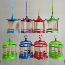 Fine grasshopper cage homemade called jar reptile jars gourd bamboo cage bamboo weaving rack grasshopper Cricket cricket cage