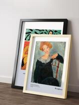 Solid Wood photo frame hanging wall 20 inch 16 inch 24 framed frame sketch poster 4 open 8KA3A4 simple custom 28