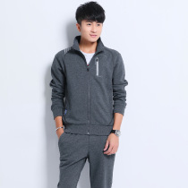 Mens sports suit mens spring and autumn new casual sportswear set sportswear two-piece ANTA