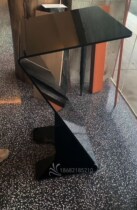 Fashion acrylic speech mobile z-shaped promotion Transparent hall Mobile podium platform Signing platform Special price