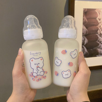 Bottle 1 year old over 234 years old baby sipping tube cup baby drink milk bottle Net red bottle send girlfriend exclusive