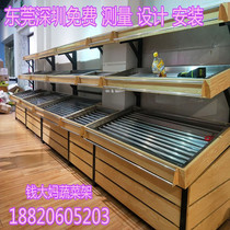 Money vegetable fresh supermarket vegetable rack aunt vegetable rack aunt vegetable storage rack cashier pork rack fruit and vegetable display shelf