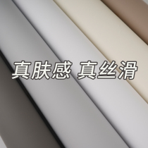 Thickened Skin Feeling Film Sticker Wardrobe Cabinet Cabinet Door Changed Color Cling Film Cabinets Desktop Old Furniture Renovated Self-Glued Wall Paper