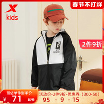 Special step children's clothing boy coat casual coat children's new spring zipper shirt trend brand clearance