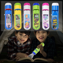 Childrens early education projector Flashlight pattern Mini luminous projection lamp Children baby bedtime story toy