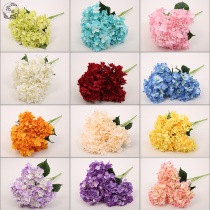 Five-headed Hydrangea simulation bouquet fake flower decoration living room decoration wedding flower arrangement