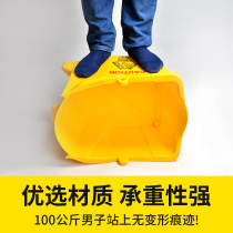 Yuezhou water squeezer mop bucket squeezed bucket home hand-free hand wash mop bucket wash Mop Mop press bucket clear
