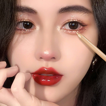 Sleeper silkworm pen to female pearlescent eye makeup high-gloss cicada eyeliner outline brightening liquid net pink matte natural