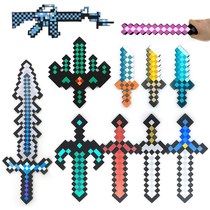 Minecraft Umbrella Diamond Sword Student Trident Toy Weapon Enchantment Draw knife Minecraft Coolie Fear