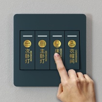 Switch sticker ugly switch sticker logo sticker Wall protective cover cartoon home switch decorative socket sticker glow