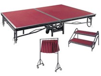 Hotel activity School folding stage shelf mobile lifting conference Kindergarten assembly wedding table factory