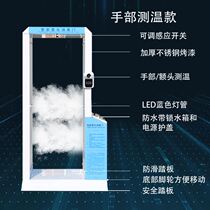 Body temperature detection alarm intelligent personnel disinfection channel infrared human body temperature temperature disinfection machine security door