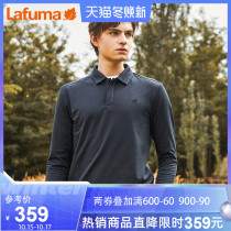 France LAFUMA Leify leaf men fashion lapel collar long sleeve T-shirt casual base shirt LMTS0CL60