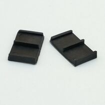 Plastic steel window 65 profile three glass two gaskets casement door and window lift block plastic lifting block fixed glass pad block