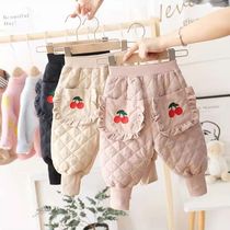 Big butt baby leggings female baby spring and autumn wear big pp cotton fat baby pantyhose autumn and winter mens treasure