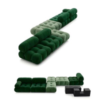 Cloud sofa double sofa small apartment living room net red block chameleon module combination lazy sofa