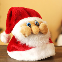 Long Plush Christmas Hat Christmas Decorations Adults Cartoon Christmas Hats Children Gift Gifts Shake anchor
