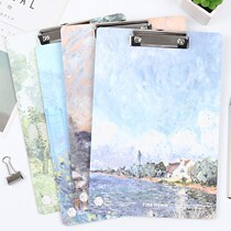 Van Gausses Sleet Wooden Board Clip Writing Pad Student Writing Board Folder Drawing Board Exam Paper Clip Information Stationery