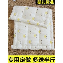 Pure cotton flower nursery mattress Childrens bedding baby full cotton cushion is thickened by elementary school childrens nap cushion all four seasons