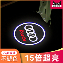 Audi welcome light A6L A4 Q5L Q3A3 Q7 A5 A7A8 laser door modification projection atmosphere