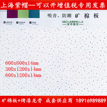 Mineral wool board 600x600 sound-absorbing board Yami office ceiling ceiling Taishan Great Wall brand moisture-proof mineral wool board