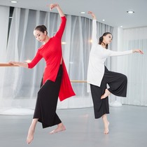 National Day 11 new dance suit women modern Chinese classical dance body practice uniform Modal wide leg pants