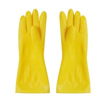 Latex rubber thick wear-resistant housework cleaning waterproof dishwashing brush pot beef tendon plastic kitchen rubber gloves