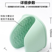 Anti-hot finger clip silicone gloves heat insulation high temperature resistant end pot non-slip thickening microwave oven casserole baking