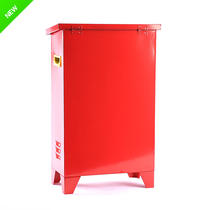 Dry powder fire extinguisher box 4kg2 fire box shelf Household hotel iron cabinet fire equipment placement cabinet