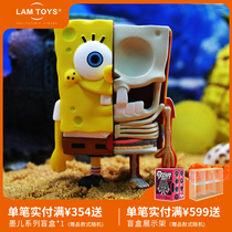 LAMTOYS SpongeBob Blind Box Hand 1 Generation Semi-Unraved Anime MIGHTY JAXX Girls Toys