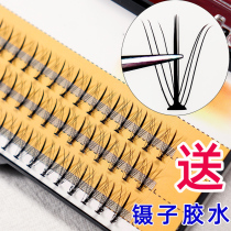 Scarecrow single cluster false eyelashes female natural simulation fairy hair single root grafting fairy segmented hair eyelashes