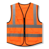 Construction site reflective clothing safety vest protection work clothes railway vest sanitation labor work clothes logo custom