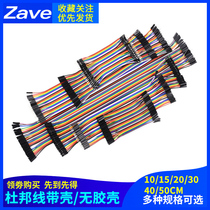 Color rehearsal line mother to male to female 10 20 30 40cm connection line 40p color DuPont line