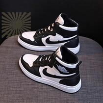 Womens shoes Air Force One High Help Shoes ins students Han version Tide Board Shoes 2021 Plus Suede Thickened Cotton Shoes Winter Great