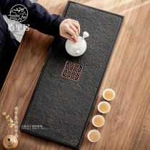  Shiliju natural tea tray Wu Jinshi tea table Simple household tea tray Water storage dry brewing tray Tea sea household