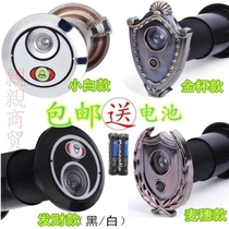 House door non-oxidation multifunction wooden door into door security door security door cat eye with doorbell universal home round door mirror