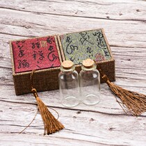 Fetal hair preservation bottle Fetal hair preservation Memorial baby teeth umbilical cord collection Bottle decoration memorial box Tassel pendant box