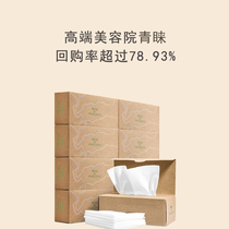 (Recommended 9 boxes thickened pearl veins) Tear Resistant Disposable boxed removable wash-face towels