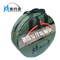 Imported fishing bag waterproof double-layer three-layer multifunctional thick fish protection bag round fishing gear bag fishing net hand