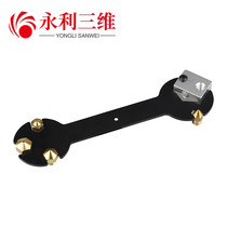 3D Printer Accessories E3D Nozzle MK8 Print Head Wrench Multifunction Five All-in-one Nozzle Repair Tool