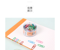 Kirin 80 paper clip Paper clip Office supplies clip Student creative cute candy color color difference needle