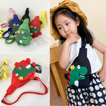 Net Red children bag 2021 New Year fashion boy 3 years old 4 baby dinosaur small bag little girl shoulder bag