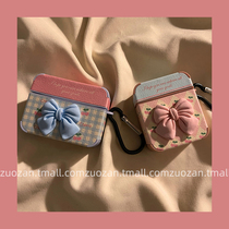 Han Windins Teenage Girl Hearts Butterfly Knot Airpods Protective Sleeves Japan-South Korea Ins Wireless Bluetooth airpods2 Apple Housing Shell Airpodspro Three Generations Box Full Bag Hands